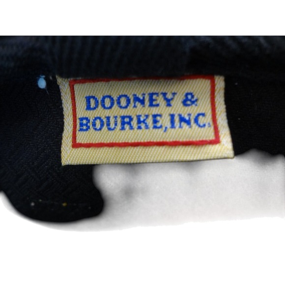 Vintage Dooney Bourke Camera Canvas Bag Tan Canvas Light‎ brown Leather - Picture 10 of 11